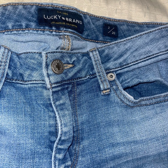 GUC Lucky Brand Lolita Crop Women’s Blue Jeans - Picture 6 of 9